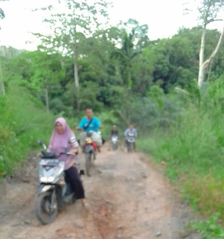 25 KM Jalan Antar Provinsi Menuju Empat Lawang Rusak