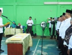 Lurah Pasar Muara Beliti Lantik 12 RT Hasil Pemilihan Serentak Berjalan Khidmat Dan Lancar