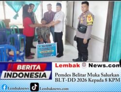 Pemerintah Desa Belitar Muka Salurkan BLT-DD 2026 Kepada 8 KPM Berjalan Sukses