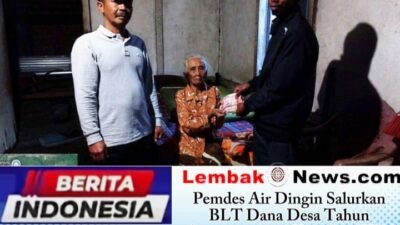 Pemdes Air Dingin Salurkan BLT Dana Desa Tahun Anggaran 2026 kepada 6 KPM