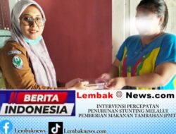 ‎INTERVENSI PERCEPATAN PENURUNAN STUNTING MELALUI PEMBERIAN MAKANAN TAMBAHAN (PMT)