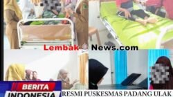 RESMI PUSKESMAS PADANG ULAK TANDING AKTIVASI KEMBALI PELAYANAN RAWAT INAP