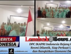 ‎DPC IKAPRI Indonesia Rejang Lebong Resmi Dilantik, Siap Perkuat UMKM dan Bangkitkan Ekonomi Daerah  ‎