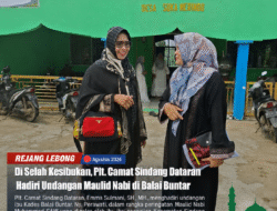 Di Sela Kesibukan, Plt. Camat Sindang Dataran Hadiri Peringatan Maulid Nabi Di Desa Suka Merindu