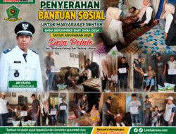 Pemerintah Desa Pelalo Salurkan Bantuan Dana Desa Kepada 11 KPM Masyarakat Rentan Dan Terdampak Musibah