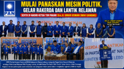PAN Rejang Lebong Mulai Panaskan Mesin Politik,Gelar Rakerda Dan Lantik Relawan Serta Di Hadiri Ketua Tim  Pakar Drs.H. Umar Usman (Wak ganang)