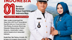 Pemerintah Desa Taba Padang Ajak Masyarakat Maknai HUT ke-81 RI dengan Semangat Persatuan dan Gotong Royong