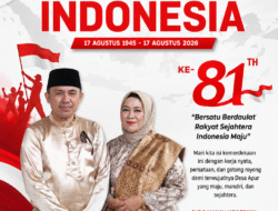 Pemerintah Desa Apur Ucapkan Selamat Dirgahayu Republik Indonesia ke-81, Ajak Masyarakat Perkuat Persatuan dan Semangat Gotong Royong