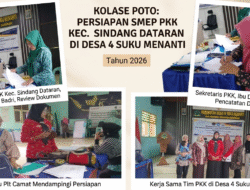 Persiapan SMEP PKK Kecamatan Sindang Dataran Di Desa 4 Suku Menanti Dimatangkan