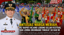 Antusias Warga Meriah, Plt Bupati Rejang Lebong Gelar Festival Dan Lomba Drumband Tingkat SD Dan MI