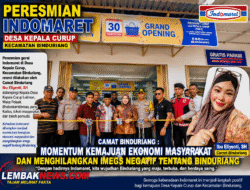 Peresmian Indomaret Di Desa Kepala Curup, Camat Binduriang: Momentum Kemajuan Ekonomi Masyarakat Dan Menghilangkan Imeg Negatif Tentang Binduriang