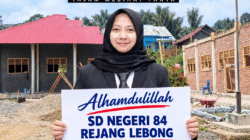 Di Tangan Kepsek Dwi Apriani.S.Pd Akhirnya SD Negeri 84 Rejang Lebong Dapat Di Renovasi