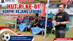 Meriahkan HUT RI Ke-81, KORPRI Rejang Lebong Gelar Turnamen Sepak Bola Antar ASN