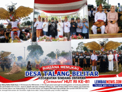 Suasana Memukau, Desa Talang Belitar Semarakkan Carnaval HUT RI Ke-81