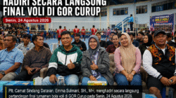 Camat Sindang Dataran Hadiri Langsung Final Volleyball Bupati II Rejang Lebong 2026, PGA Air Rusa Raih Gelar Juara