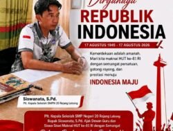 Dirgahayu Republik Indonesia Ke-81, Plt. Kepala Sekolah SMP Negeri 20 Rejang Lebong Ajak Guru Dan Siswa Maknai Kemerdekaan Dengan Semangat Belajar