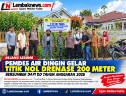 Pemdes Air Dingin Gelar Titik Nol Drenase 200 Meter Bersumber Dari DD Tahun Anggaran 2026