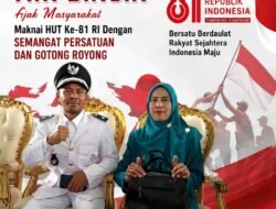 Pemerintah Desa Air Dingin Ajak Masyarakat Maknai HUT Ke-81 RI Dengan Semangat Persatuan Dan Gotong Royong