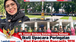 Plt. Camat Sindang Dataran Emma Sulmani Ikuti Upacara Peringatan Hari Kesaktian Pancasila 2026