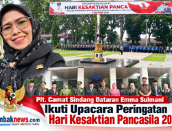 Plt. Camat Sindang Dataran Emma Sulmani Ikuti Upacara Peringatan Hari Kesaktian Pancasila 2026