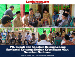 Plt. Bupati Dan Kapolres Rejang Lebong Sambangi Keluarga Korban Kecelakaan Maut, Serahkan Santunan