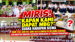 MIRIS! “KAPAN KAMI DAPAT MBG?” Suara Harapan Siswa SDN 142, SDN 84, SDN 164 & SMPN 44 Rejang Lebong Kecamatan Sindang Dataran Menggema Di Tengah Penantian