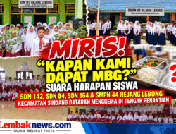 MIRIS! “KAPAN KAMI DAPAT MBG?” Suara Harapan Siswa SDN 142, SDN 84, SDN 164 & SMPN 44 Rejang Lebong Kecamatan Sindang Dataran Menggema Di Tengah Penantian