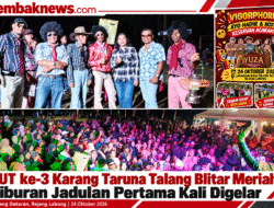 HUT Ke-3 Karang Taruna Talang Blitar Meriah, Hiburan Jadulan Pertama Kali Digelar