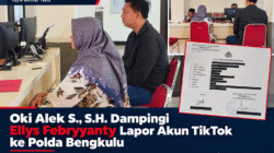 Kuasa Hukum Oki Alek S.H. Dampingi Ellys Febryyanty Lapor Akun TikTok Clayton Alvaro (@varo_338) Ke Polda Bengkulu